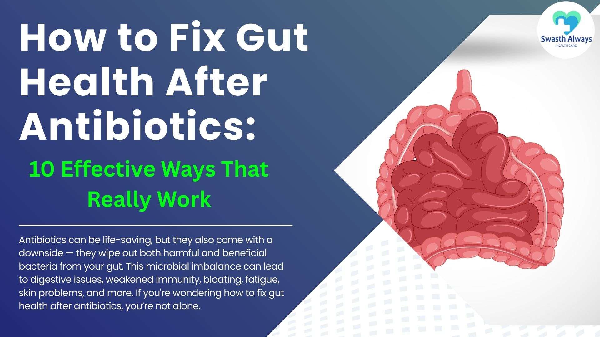 How to Fix Gut Health After Antibiotics