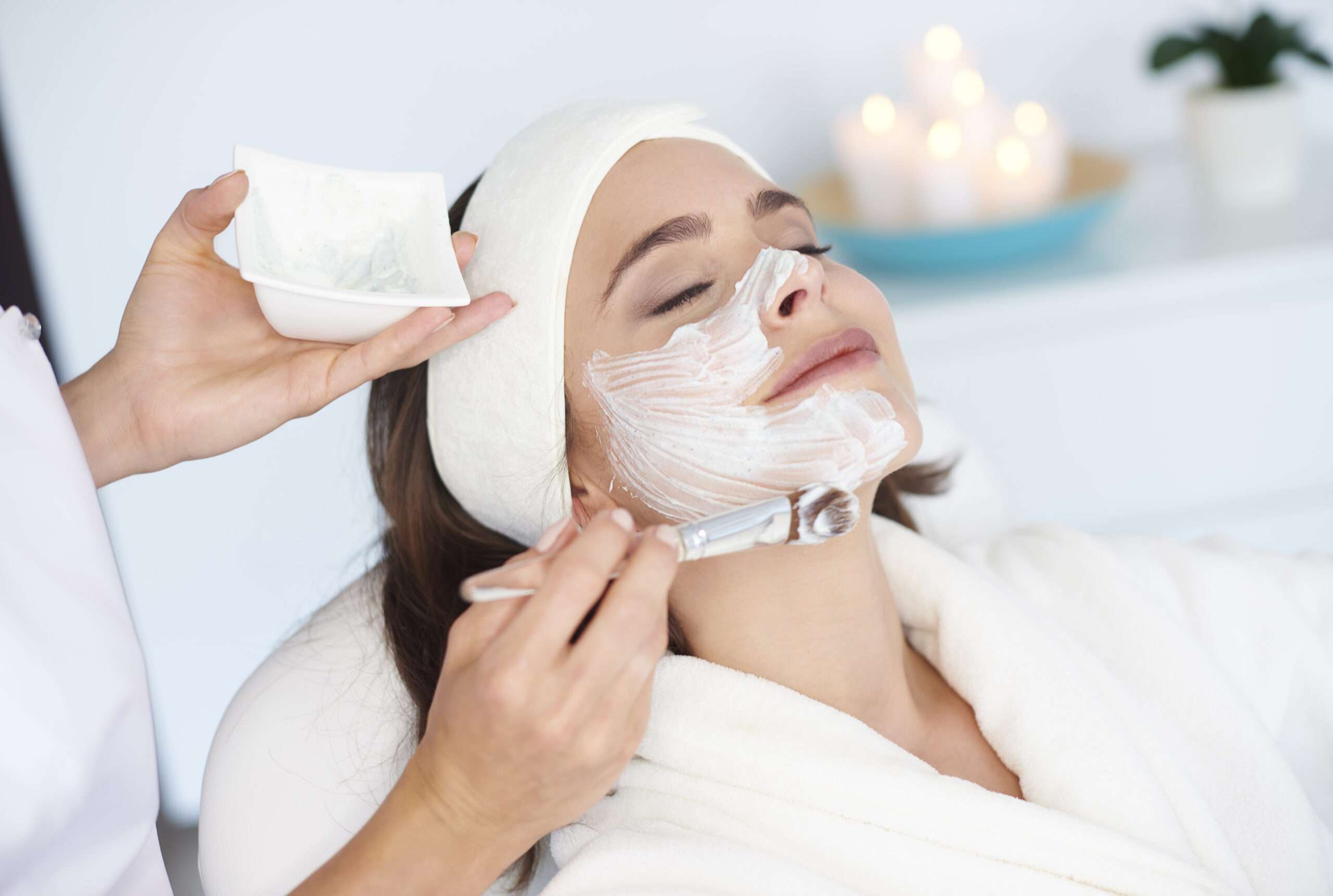 Beautiful woman at the spa salon Beautiful woman at the spa salon